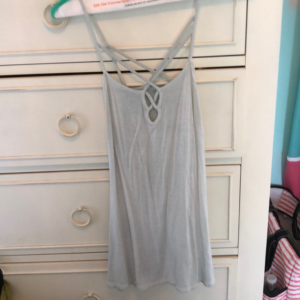 American Eagle soft & sexy blue tank